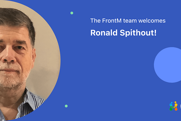 The FrontM team welcomes Ronald Spithout